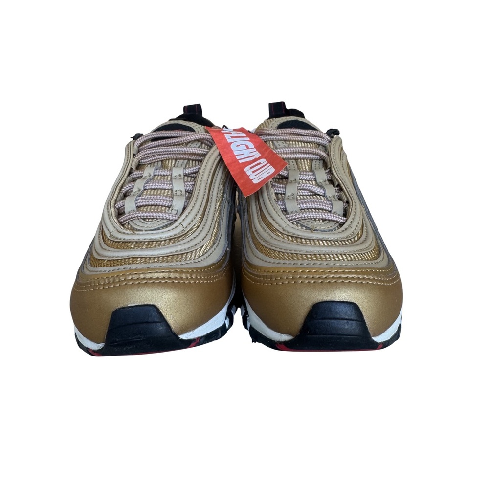 Nike Air Max 97 OG Golden Bullet Metallic Gold Varsity Red DQ9131-700 W 5.5 NWOB - Picture 2 of 9